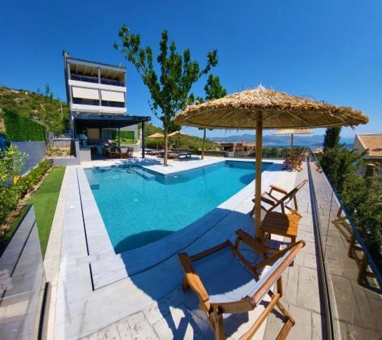 "Stergiou Luxury Apartments" Με Κοινη Πισινα Saronida المظهر الخارجي الصورة