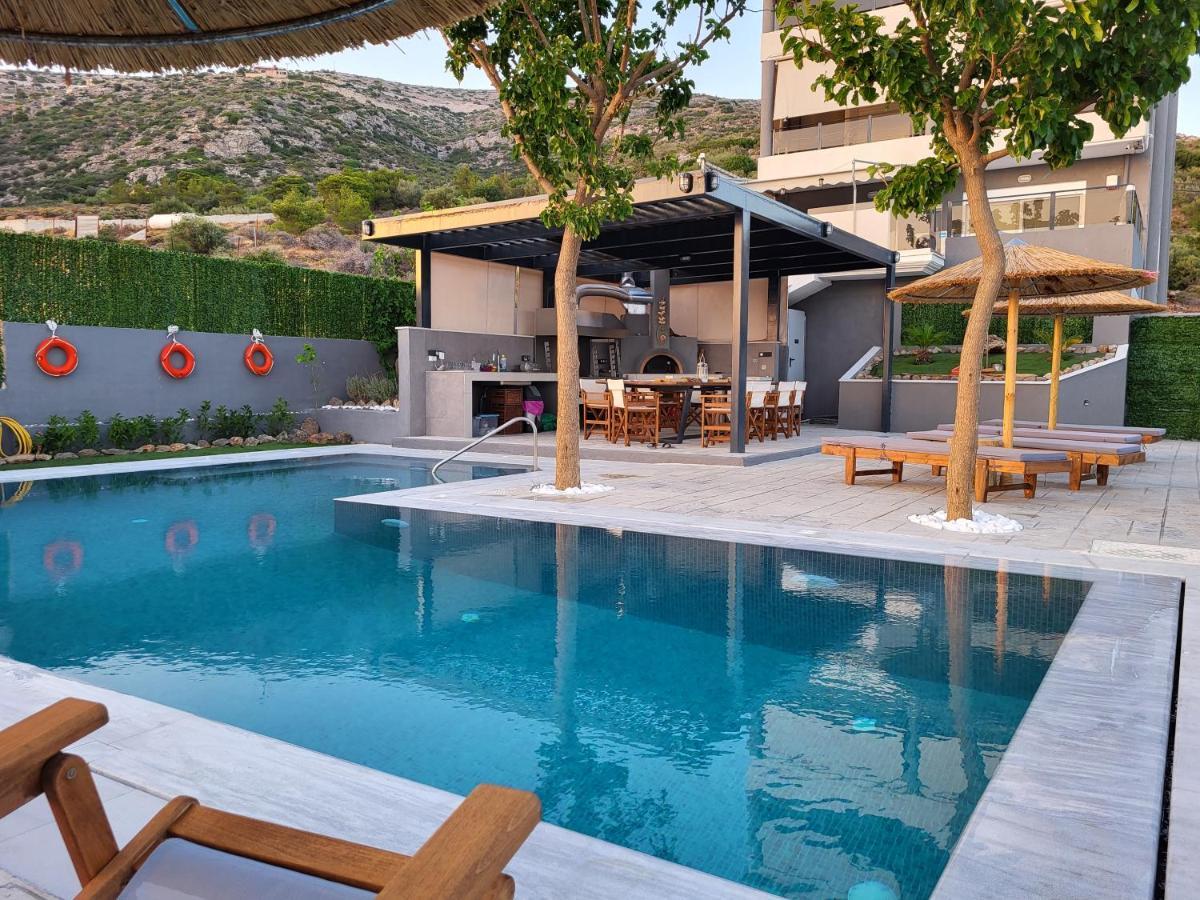 "Stergiou Luxury Apartments" Με Κοινη Πισινα Saronida المظهر الخارجي الصورة